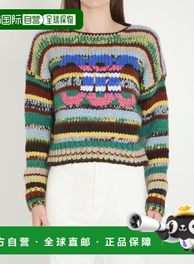 CELINE 女士针织衫 RY0PR2V0831GM SS2026 绿色 长袖毛衣