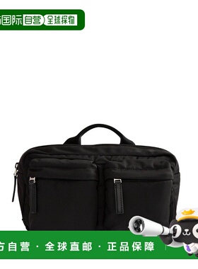 GIVENCHY 男士腰包 BK50F8K1ZL001 AW2025 黑色 Black fabric Ess