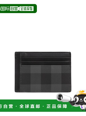 1h可退 BURBERRY 男士钱包 8070202A1208CHARCOAL CO 灰色