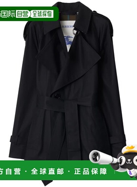 BURBERRY 女士大衣 8095507A1189 AW2024 黑色 WW ZAM博柏利