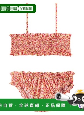 1h可退 潮奢 Bonpoint 女童 Finlay 罩衫式花朵比基尼童装