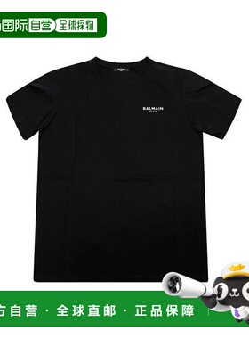 BALMAIN 女童T恤 BX8A31Z3186100OR AW2025 黑色 T-SHIRT