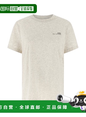 潮奢 A.P.C. 女士 徽标印花T恤 COHBOM26404ECRU
