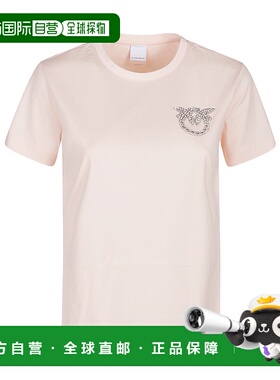 PINKO 女士T恤 103320A2G7N38 SS2025粉红色短袖