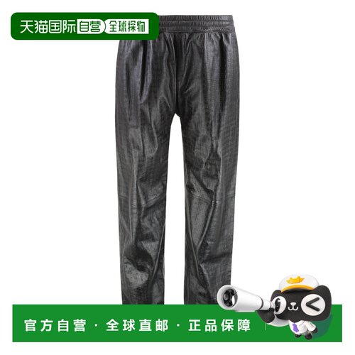 GIVENCHY 男士休闲裤 BM519J6Y2A001 SS2025 黑色 Leather pants