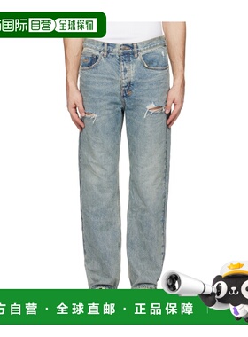 KSUBI 男士牛仔裤 MPS25DJ030DENIM SS2025 灰色 腰带环牛仔裤