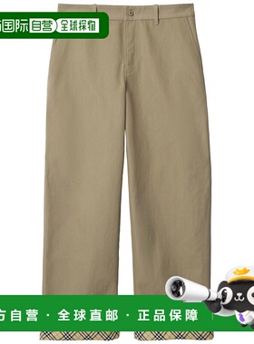 BURBERRY 男士休闲裤 8097556BESC1594 AW2024 浅棕色阔腿裤