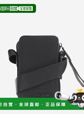 JACQUEMUS 男士斜挎包 235BA0913174990 SS2025黑色 单肩包