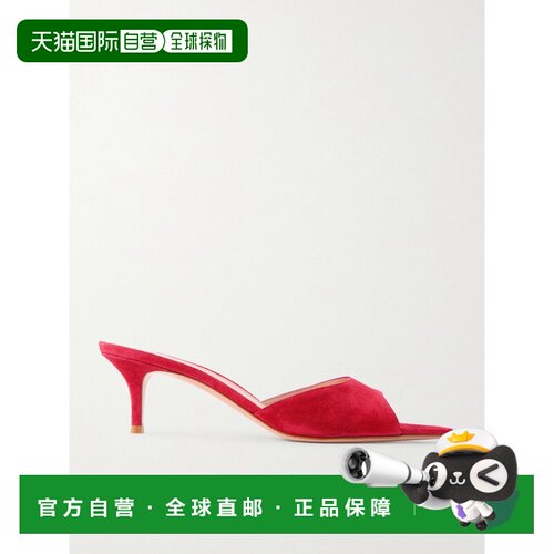 Gianvito Rossi 吉安维托 罗西 女士 Elle 55 绒面革凉拖 G151105