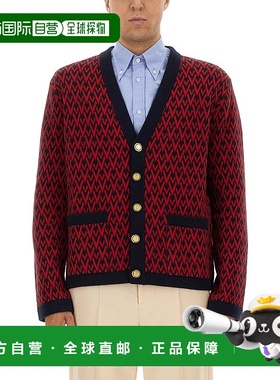 VALENTINO 男士针织衫 7V3KA04IAR1BR5 CO 红色 `Toute La V` Car