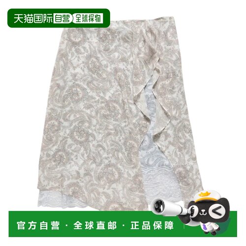 ACNE STUDIOS 女士半身裙 AF0594AGU AW2026 花色 佩斯利花纹裙