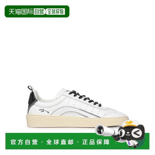 DSQUARED2 男士运动鞋 SNM0483M072 SS2026 白色 Leather Rider S