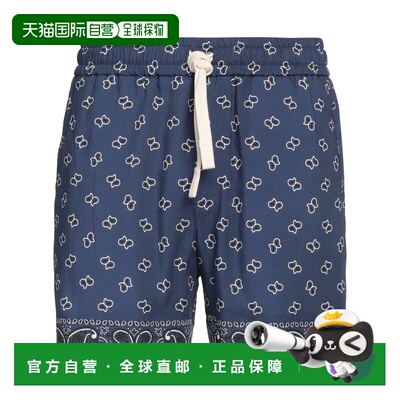 1h可退 潮奢 Palm Angels 棕榈天使 男士 短裤 blue蓝色 舒适时尚
