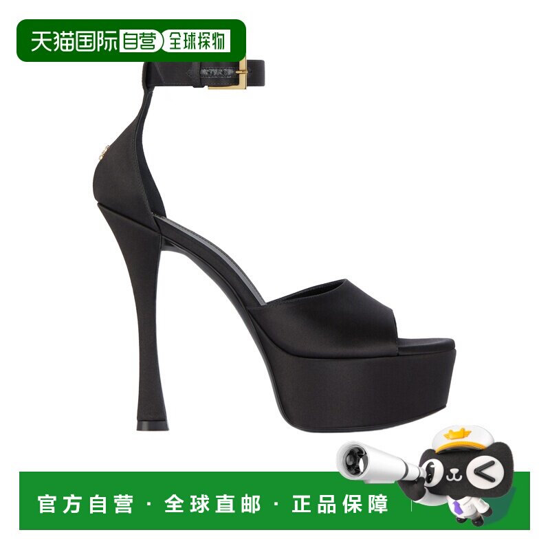 1h可退 奢淘 Givenchy 缎面厚底高跟凉鞋 女