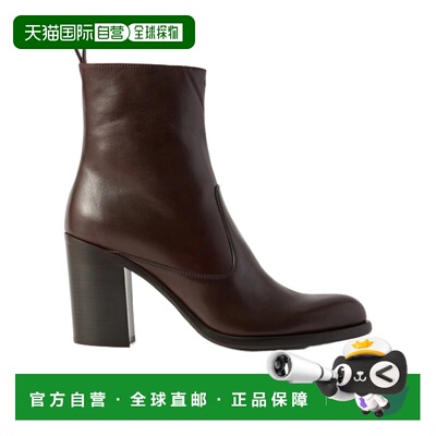 CHLOÉ 女士靴子 CH26S16AVX9FU SS2026 深棕色 拉链短筒靴