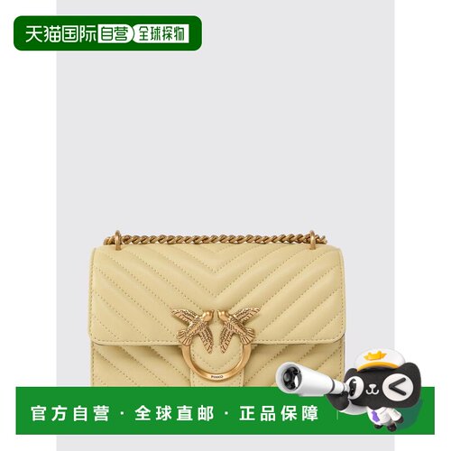 PINKO 女士单肩包 100074A0GKC39Q SS2026 黄色 Borsa Love One M
