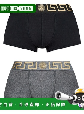 VERSACE 男士内裤 AU101811A10011A91M CO 黑色 Two-pack of boxe