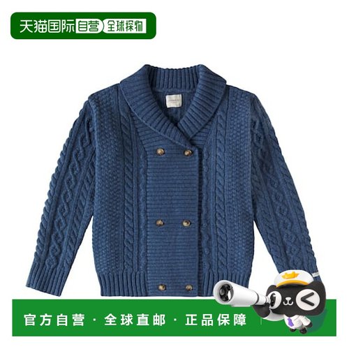 1h可退 潮奢 Donsje 男童 Jesper Aran 羊毛混纺针织开衫童装