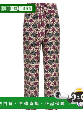1h可退 MAX MARA 女士休闲裤 2529136022600003 AW2025 紫色