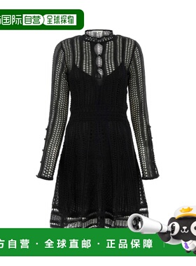 CHLOÉ 女士连衣裙 CHC23WMR13530001 AW2023 黑色 CHLOÉ DRESSES