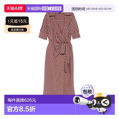 PINKO 女士连衣裙 106669A33QLN1 SS2026 花色 Alexandra Dress