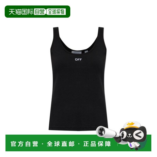 OFF-WHITE 女士背心吊带 2FA00672T0W003 AW2026 黑色