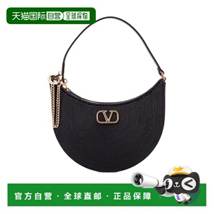 黑色 VALENTINO AW2024 WP0W19GPY0NO 徽标斜挎包 女士斜挎包
