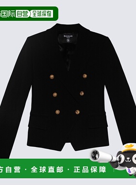 1h可退 BALMAIN 女童夹克 BU2B74J0371930 SS2024 黑色