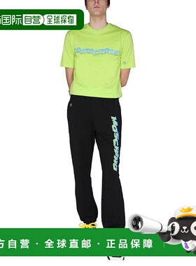 MOSCHINO 男士休闲裤 034420281555 SS2022 黑色 