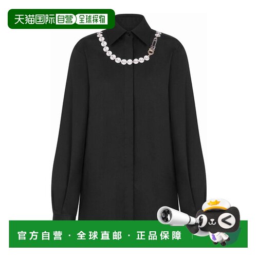 MOSCHINO 女士衬衫 21705311555 SS2026 黑色 Printed Shirt