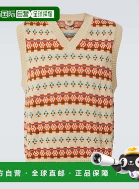 1h可退 潮奢 Bode 男士 Fauna 羊驼毛提花毛衣马甲