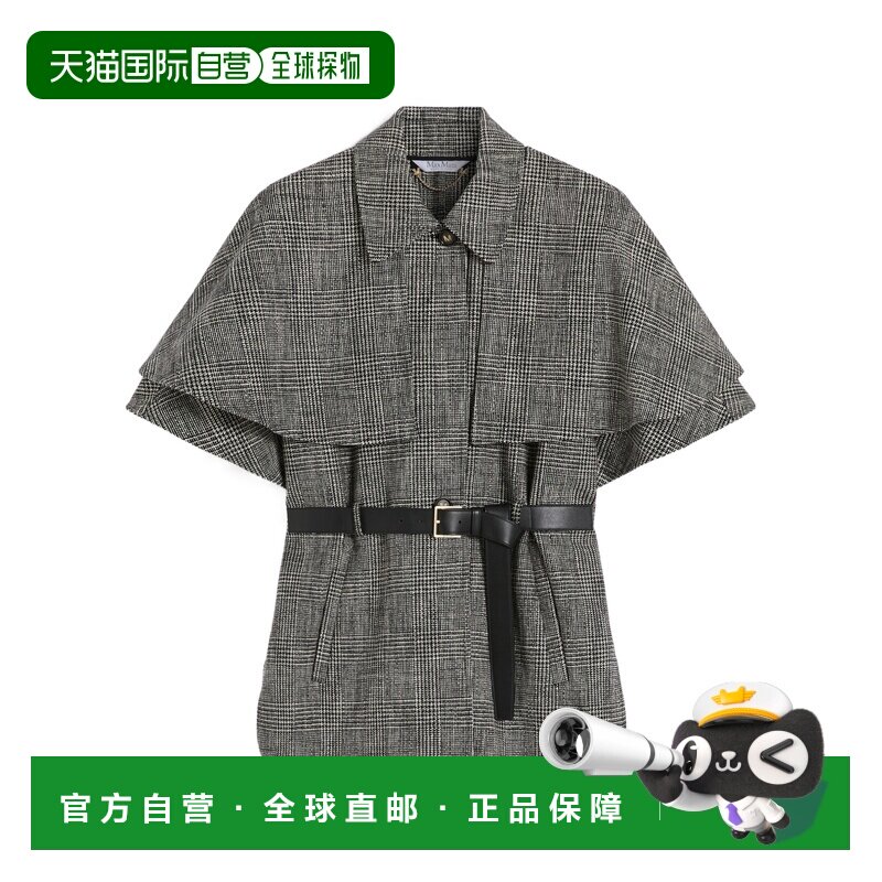 1h可退 MAX MARA 女士外套 4731136106001 SS2026 灰色 短款斗篷