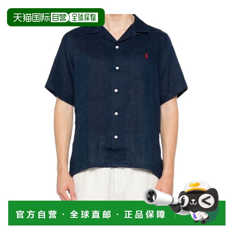 1h可退 polo ralph lauren 男士 衬衫短袖亚麻