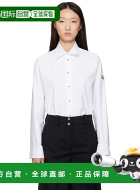 1h可退 潮奢 Moncler 盟可睐 女士 白色衬衫 K20932F00014598S2
