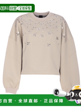 PINKO 女士卫衣 105986A2YJI10 AW2025 米白色 长袖卫衣