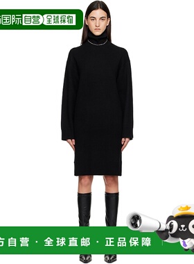 1h可退 潮奢 toteme 女士 黑色 Broad Turtleneck 连衣裙 254WRD0