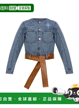MCM 女士夹克 MFJGSMM0501H SS2026 蓝色 Denim jacket