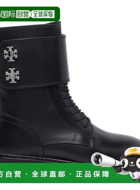 TORY BURCH 女士靴子 173620006 AW2025 黑色 Turnlock ankle boo