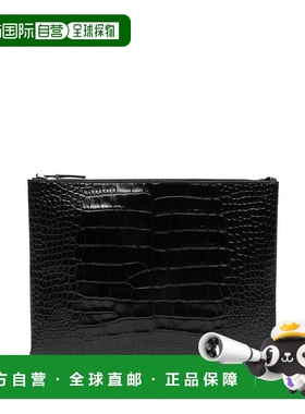 1h可退 TOM FORD 男士单肩包 LCL439SH0700NAA SS2026 黑色手拿包