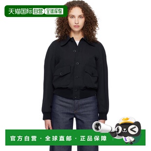 1h可退 潮奢 A.P.C. 女士 海军蓝插肩袖棒球夹克 COHKXF32026