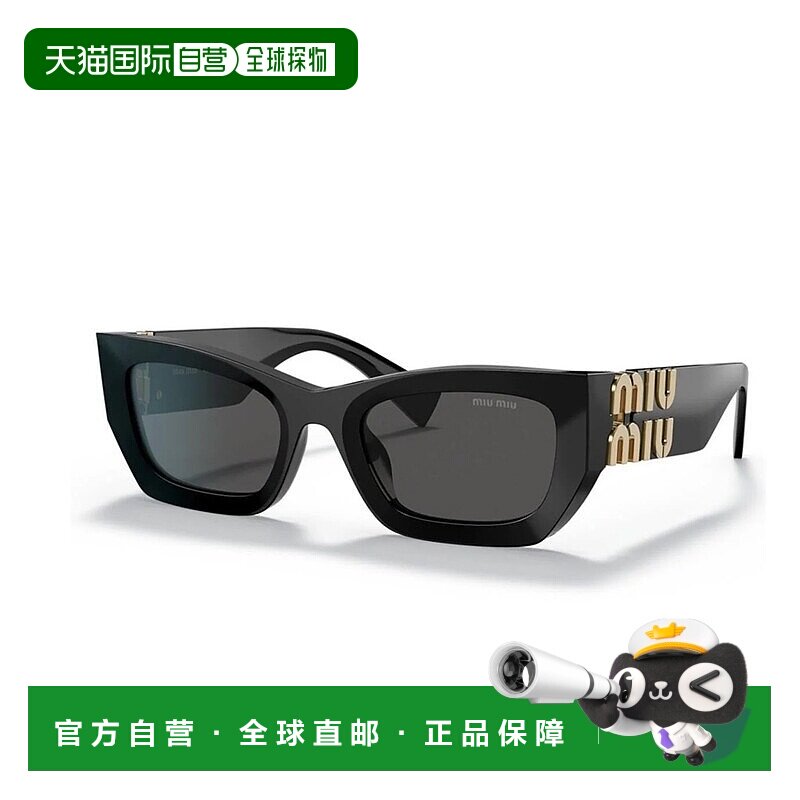 MIU MIU缪缪镜腿logo板材镜架蝶形太阳眼镜太阳镜