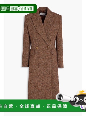 1h可退 潮奢 ZIMMERMANN 女士 Donegal 双排扣花呢大衣 0601CF241