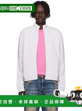 1h可退 潮奢 Acne Studios 艾克妮 男士 灰色拉链夹克 CI0207