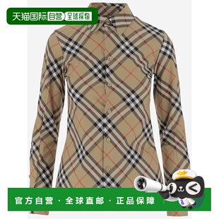 1h可退 BURBERRY 女士衬衫 8122443SANDIPCHECK SS2026 红色