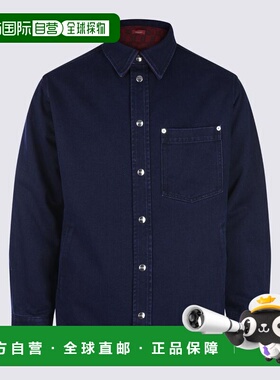 潮奢 Gucci 古驰 男士 双面丹宁和法兰绒衬衫 835282XDDB6