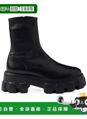 PRADA 女士靴子 1U117OL68FG055F0002 黑色 短靴AW2025