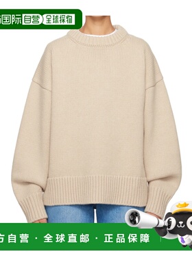 THE ROW 女士针织毛衣 325Y184SAND AW2024 灰色 Ophelia圆领毛衣