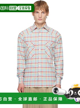 1h可退 潮奢 Drake's 男士 多色 Tablecloth Check Two-Pocket Wo