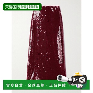 BEARD VERONICA 女士 Koa 1h可退 珠片弹力薄纱中长半身裙 潮奢