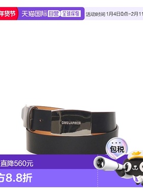 DSQUARED2 男士腰带 BEM0622M802 AW2025 黑色 City Nights Belt